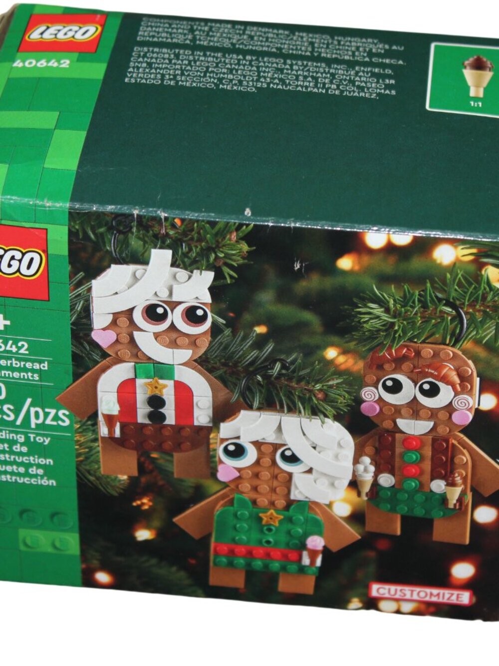 Lego Gingerbread Ornaments 40642 Box Building Blocks Set Christmas Toy NEW